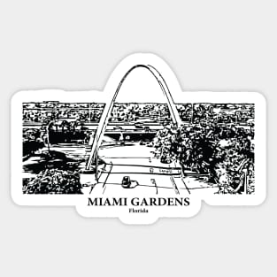 Miami Gardens - Florida Sticker